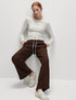 Marks & Spencer "Drawstring Wide Leg Trousers"